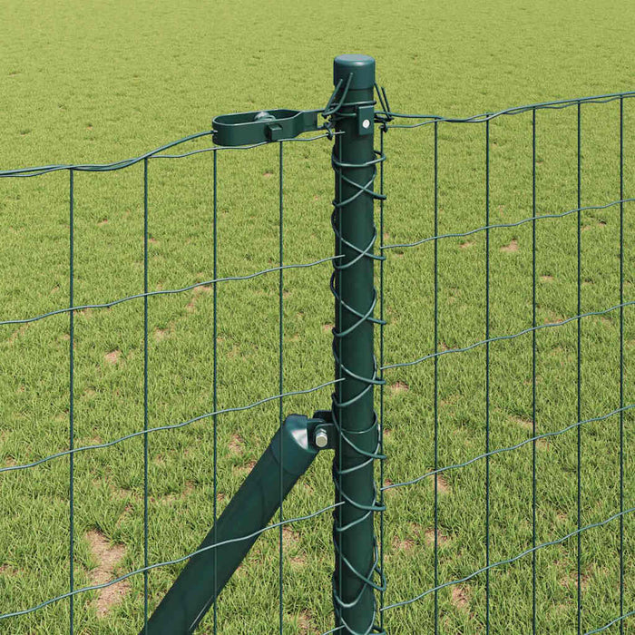 Îngrădire cu stâlpi Verde 1.4 x 10 m Oțel - WALTI WALTI