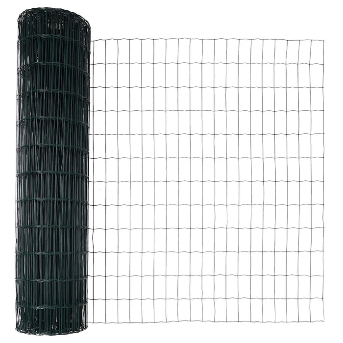 Îngrădire cu stâlpi Verde 1.4 x 10 m Oțel - WALTI WALTI