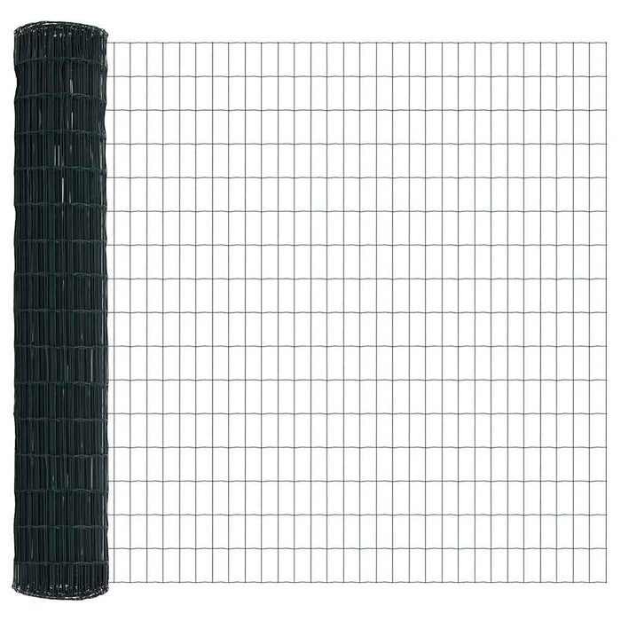 Îngrădire cu stâlpi Verde 1.5 x 10 m Oțel - WALTI WALTI
