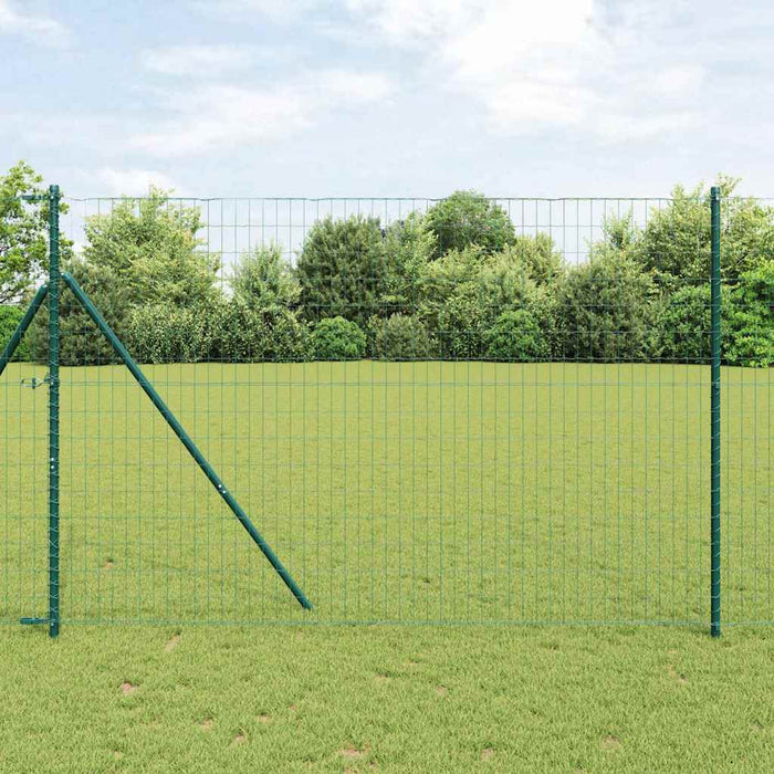 Îngrădire cu stâlpi Verde 1.6 x 10 m Oțel - WALTI WALTI