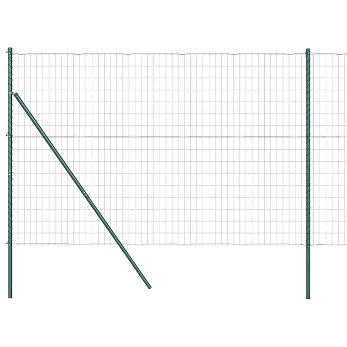 Îngrădire cu stâlpi Verde 1.6 x 10 m Oțel - WALTI WALTI