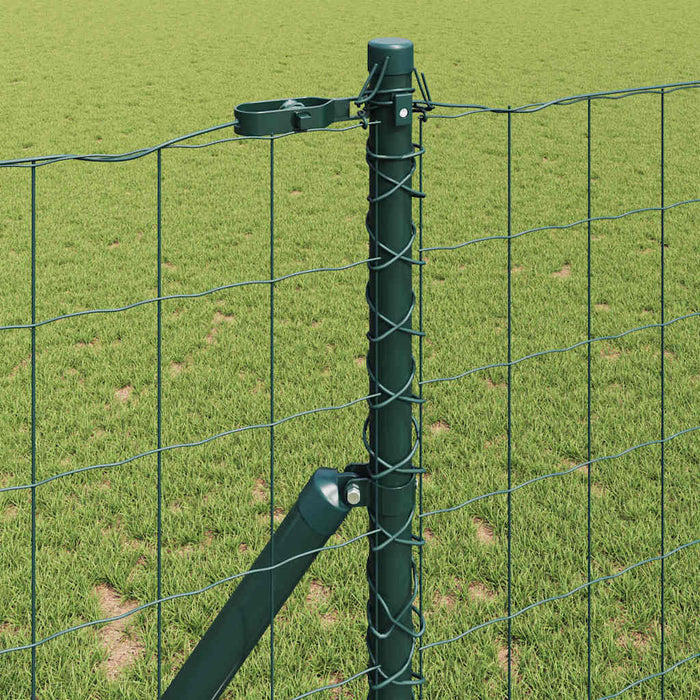 Îngrădire cu stâlpi Verde 1.2 x 10 m Oțel - WALTI WALTI