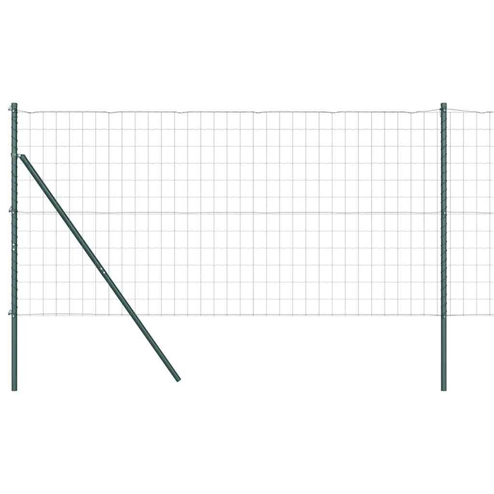 Îngrădire cu stâlpi Verde 1.2 x 10 m Oțel - WALTI WALTI