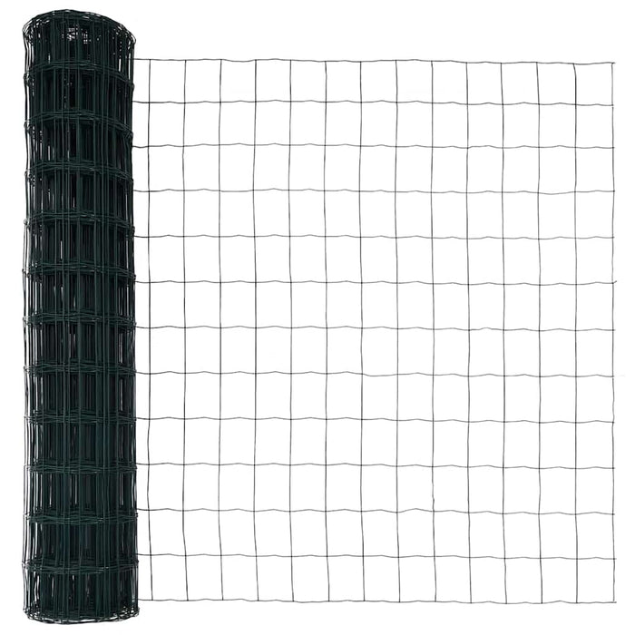 Îngrădire cu stâlpi Verde 1.4 x 10 m Oțel - WALTI WALTI