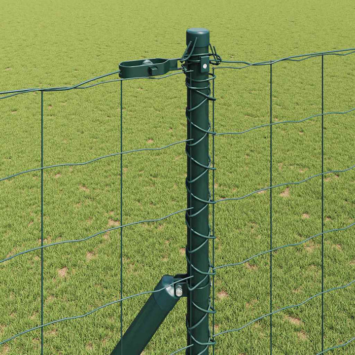 Îngrădire cu stâlpi Verde 1.5 x 10 m Oțel - WALTI WALTI