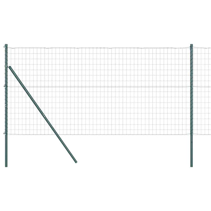 Îngrădire cu stâlpi Verde 1.2 x 25 m Oțel - WALTI WALTI
