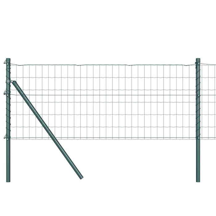 Îngrădire cu stâlpi Verde 0.4 x 25 m Oțel - WALTI WALTI