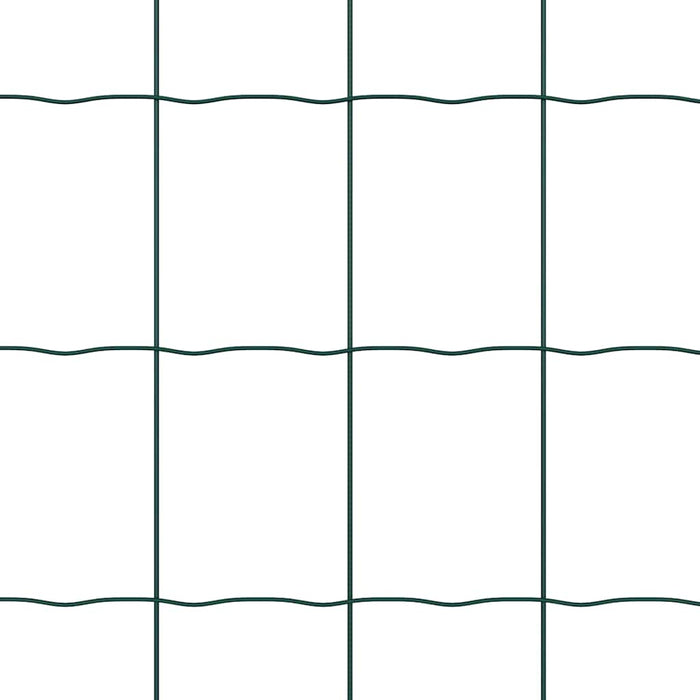 Fixare la sol gard Euro 25 x 0,6 m Oțel cu strat de PVC Verde WALTI