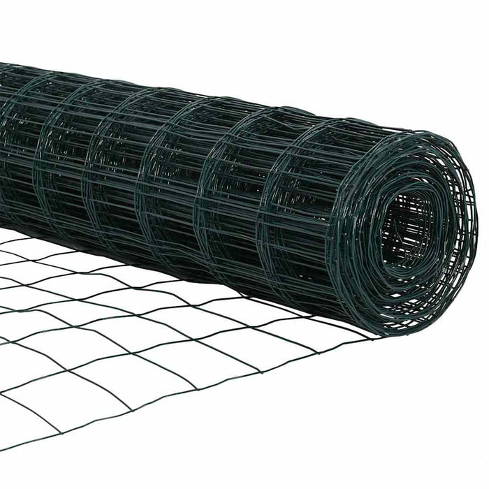 Fixare la sol gard Euro 25 x 0,6 m Oțel cu strat de PVC Verde WALTI