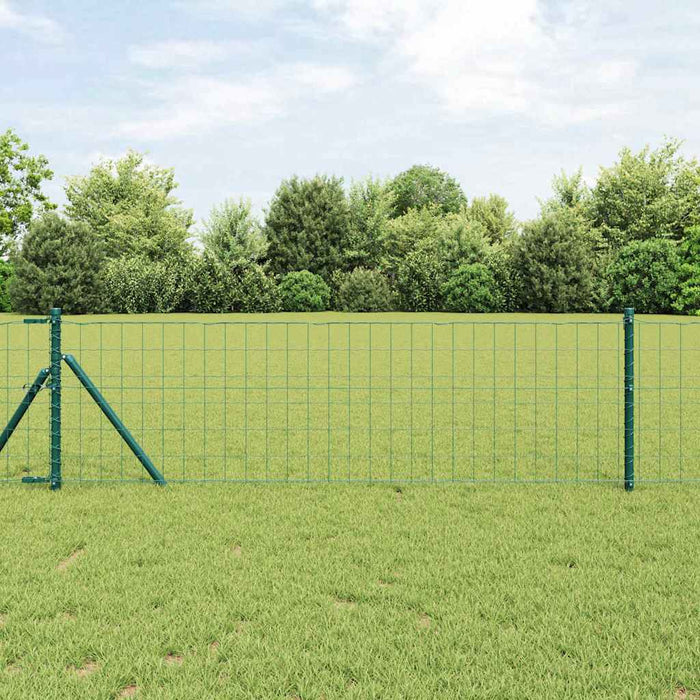 Fixare la sol gard Euro 25 x 0,6 m Oțel cu strat de PVC Verde WALTI