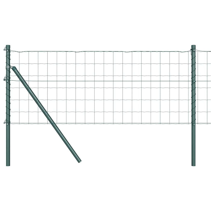 Fixare la sol gard Euro 25 x 0,6 m Oțel cu strat de PVC Verde WALTI