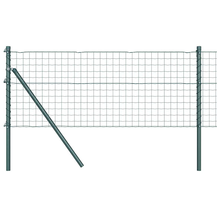 Îngrădire cu stâlpi Verde 0.6 x 50 m Oțel - WALTI WALTI