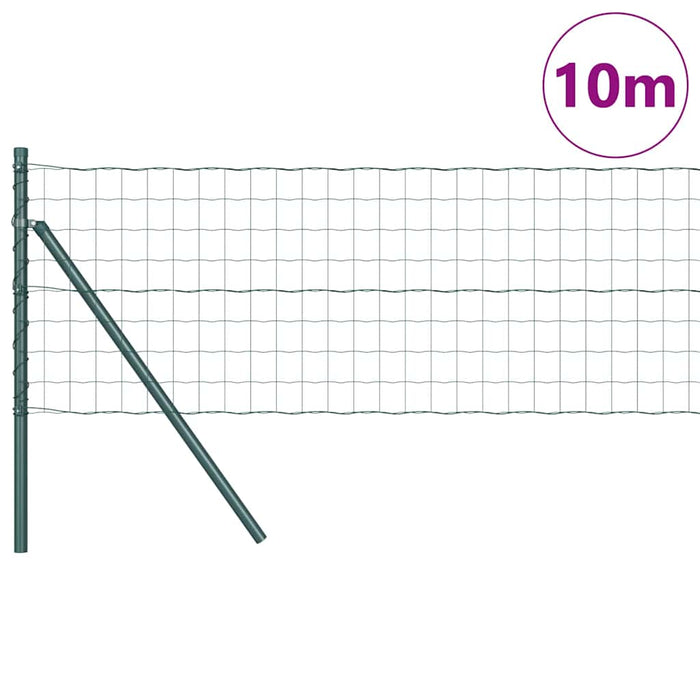 Îngrădire cu stâlpi Verde 0.6 x 10 m Oțel - WALTI WALTI
