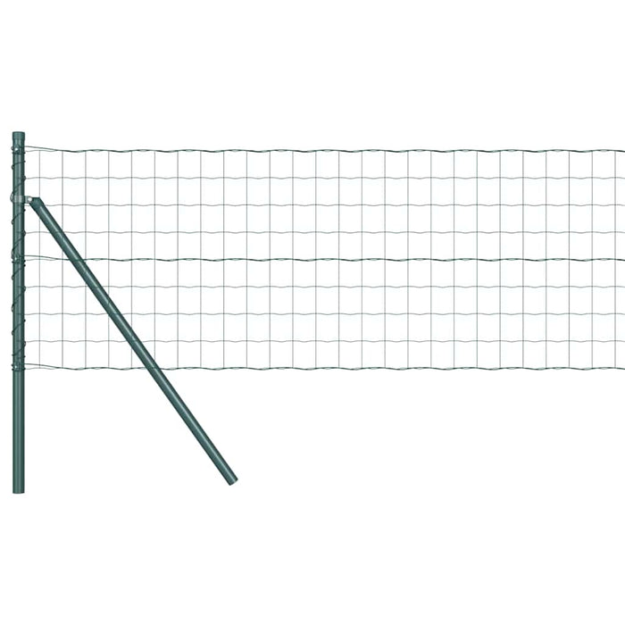 Îngrădire cu stâlpi Verde 0.8 x 10 m Oțel - WALTI WALTI