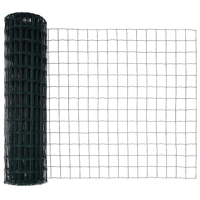 Îngrădire cu stâlpi Verde 1.2 x 10 m Oțel - WALTI WALTI