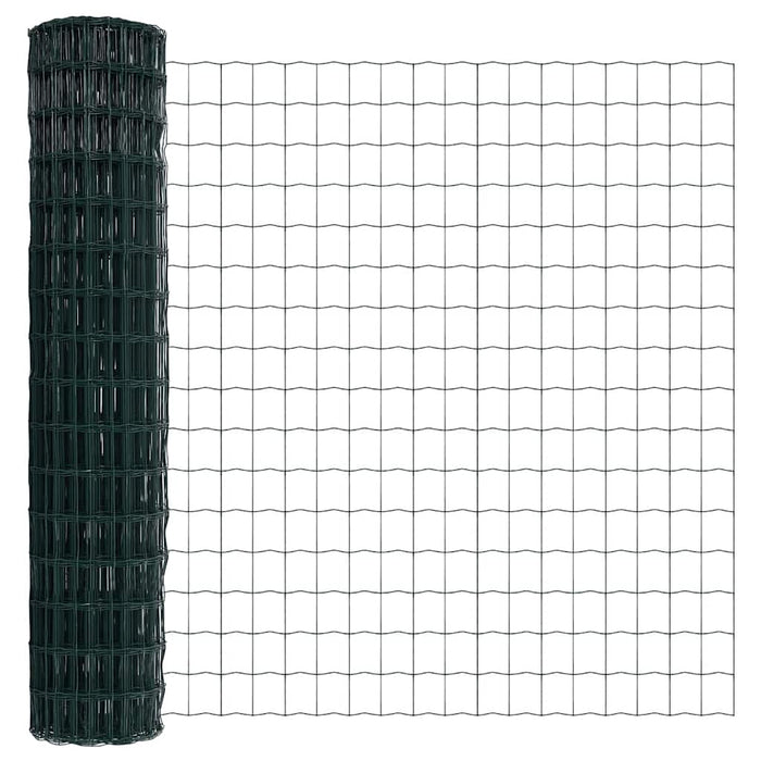Îngrădire cu stâlpi Verde 1.5 x 10 m Oțel - WALTI WALTI