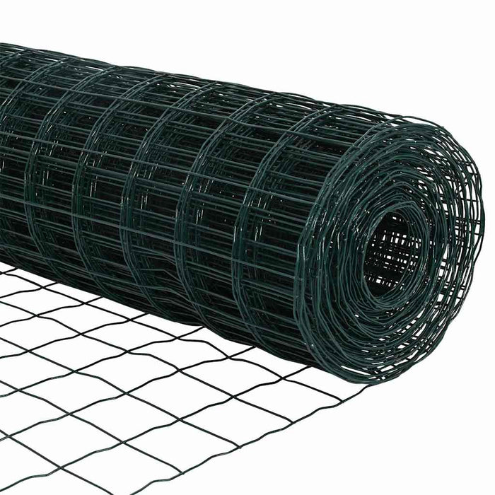 Îngrădire cu stâlpi Verde 0.4 x 25 m Oțel - WALTI WALTI