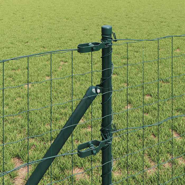 Îngrădire cu stâlpi Verde 0.6 x 25 m Oțel - WALTI WALTI