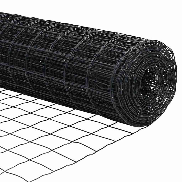 Îngrădire cu stâlpi Gri 0.6 x 50 m Oțel - WALTI WALTI