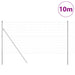 Îngrădire cu stâlpi Argintiu 1 x 10 m Oțel - WALTI WALTI