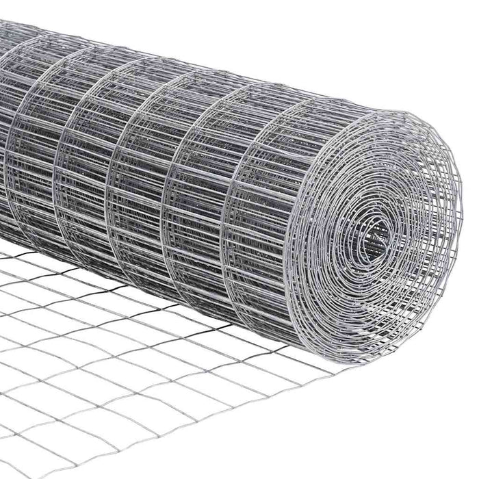 Îngrădire cu stâlpi Argintiu 0.6 x 50 m Oțel - WALTI WALTI