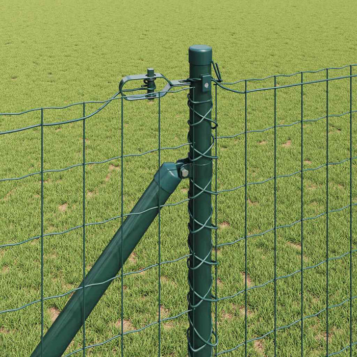 Îngrădire cu stâlpi Verde 1.4 x 10 m Oțel - WALTI WALTI