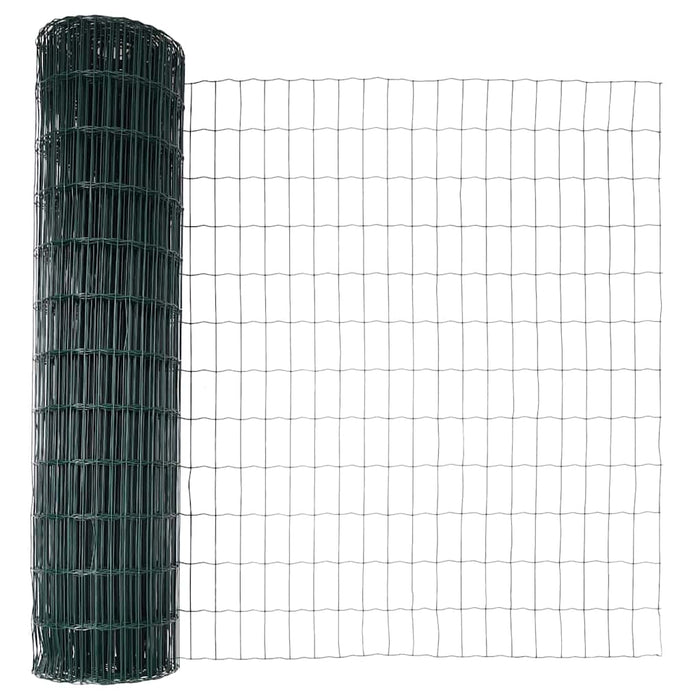 Îngrădire cu stâlpi Verde 1.2 x 10 m Oțel - WALTI WALTI