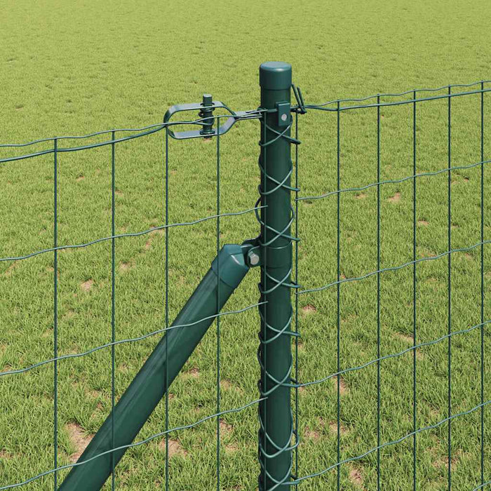 Îngrădire cu stâlpi Verde 1.4 x 10 m Oțel - WALTI WALTI