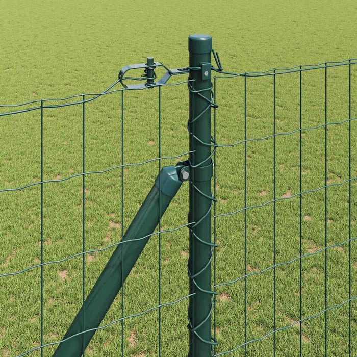 Îngrădire cu stâlpi Verde 1.5 x 10 m Oțel - WALTI WALTI