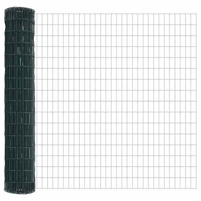 Îngrădire cu stâlpi Verde 1.5 x 10 m Oțel - WALTI WALTI