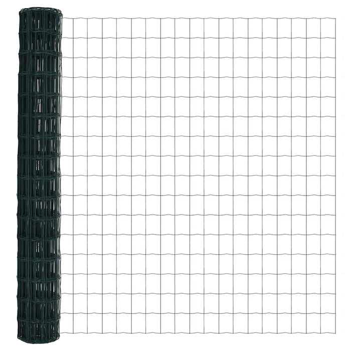 Îngrădire cu stâlpi Verde 1.5 x 10 m Oțel - WALTI WALTI