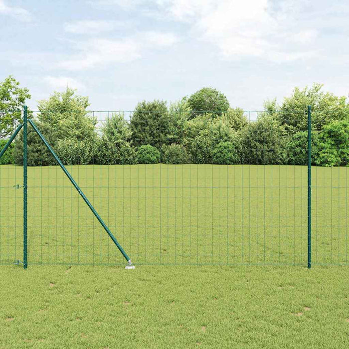 Îngrădire cu stâlpi Verde 1.6 x 10 m Oțel - WALTI WALTI