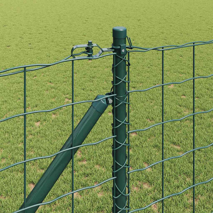 Îngrădire cu stâlpi Verde 1.2 x 10 m Oțel - WALTI WALTI