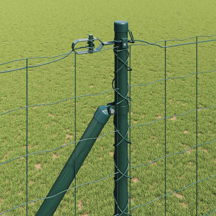 Îngrădire cu stâlpi Verde 1.5 x 10 m Oțel - WALTI WALTI