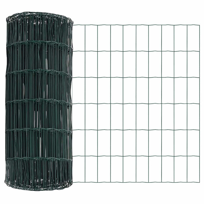 Îngrădire cu stâlpi Verde 0.8 x 25 m Oțel - WALTI WALTI