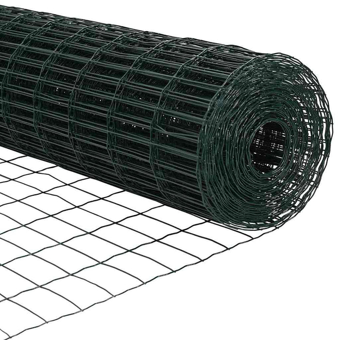 Îngrădire cu stâlpi Verde 1.2 x 25 m Oțel - WALTI WALTI