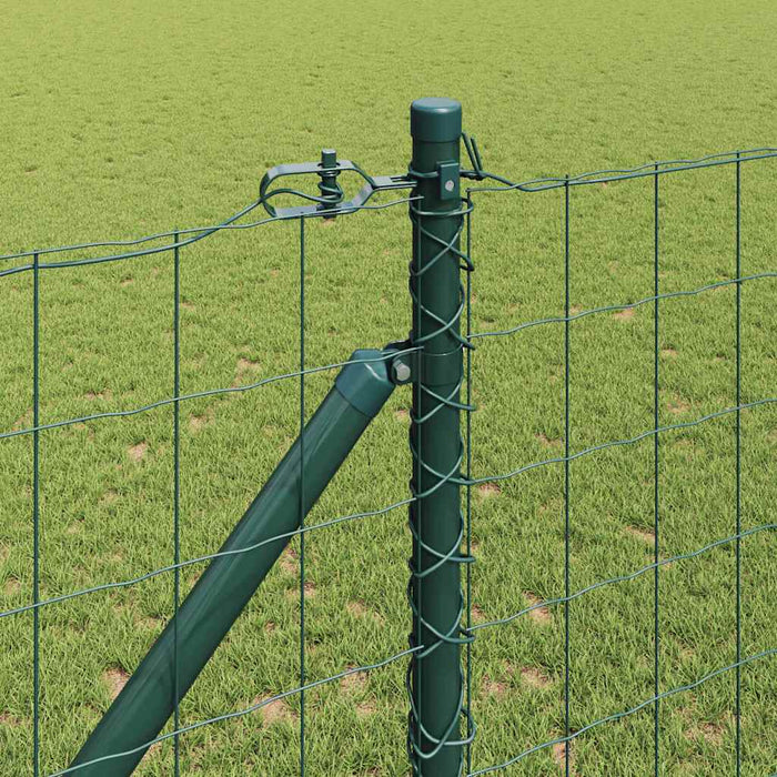 Îngrădire cu stâlpi Verde 1.2 x 25 m Oțel - WALTI WALTI