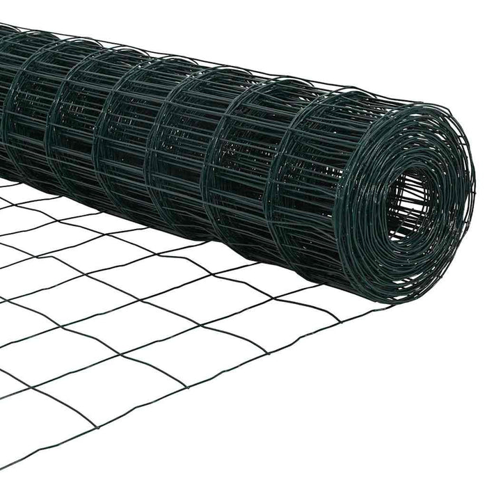 Îngrădire cu stâlpi Verde 0.8 x 25 m Oțel - WALTI WALTI
