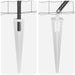 Îngrădire cu stâlpi Gri 0.8 x 10 m Oțel - WALTI WALTI