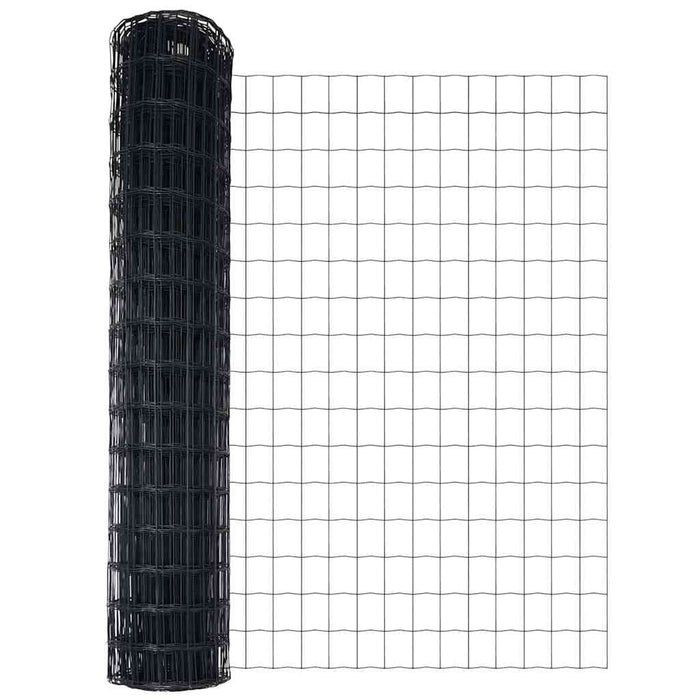 Îngrădire cu stâlpi Gri 1.2 x 10 m Oțel - WALTI WALTI
