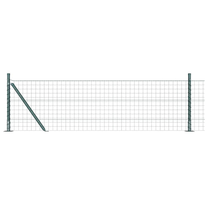 Îngrădire cu stâlpi Verde 0.6 x 10 m Oțel - WALTI WALTI