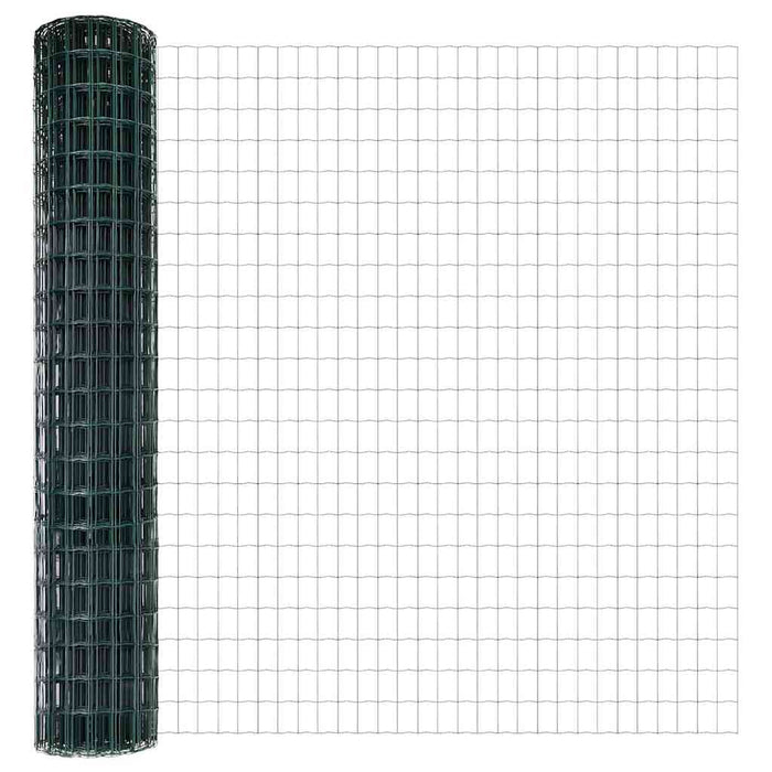 Îngrădire cu stâlpi Verde 1.4 x 10 m Oțel - WALTI WALTI