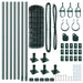 Îngrădire cu stâlpi Verde 0.6 x 10 m Oțel - WALTI WALTI