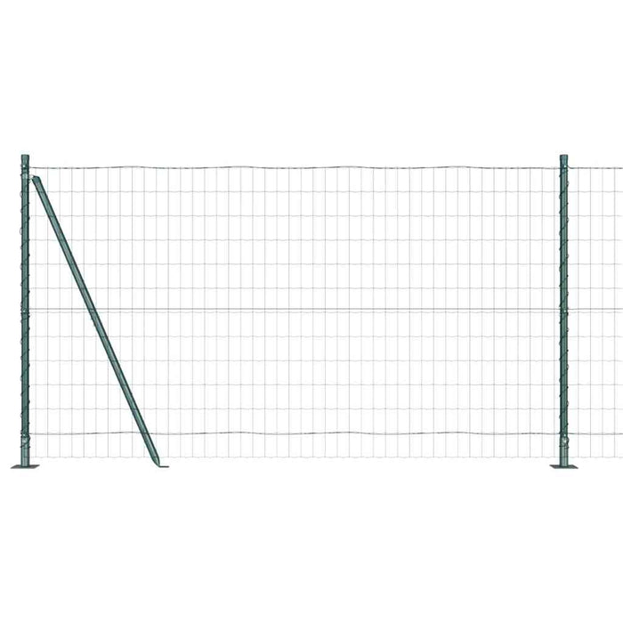 Îngrădire cu stâlpi Verde 1.2 x 10 m Oțel - WALTI WALTI