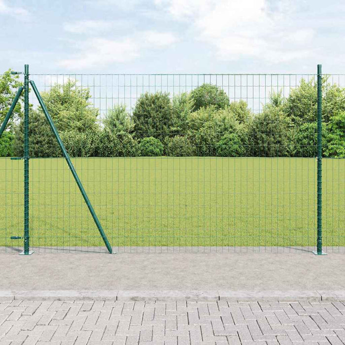 Îngrădire cu stâlpi Verde 1.6 x 10 m Oțel - WALTI WALTI