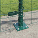 Gard cu Stâlp Verde 0,4 x 10 m Oțel și PVC - WALTI WALTI