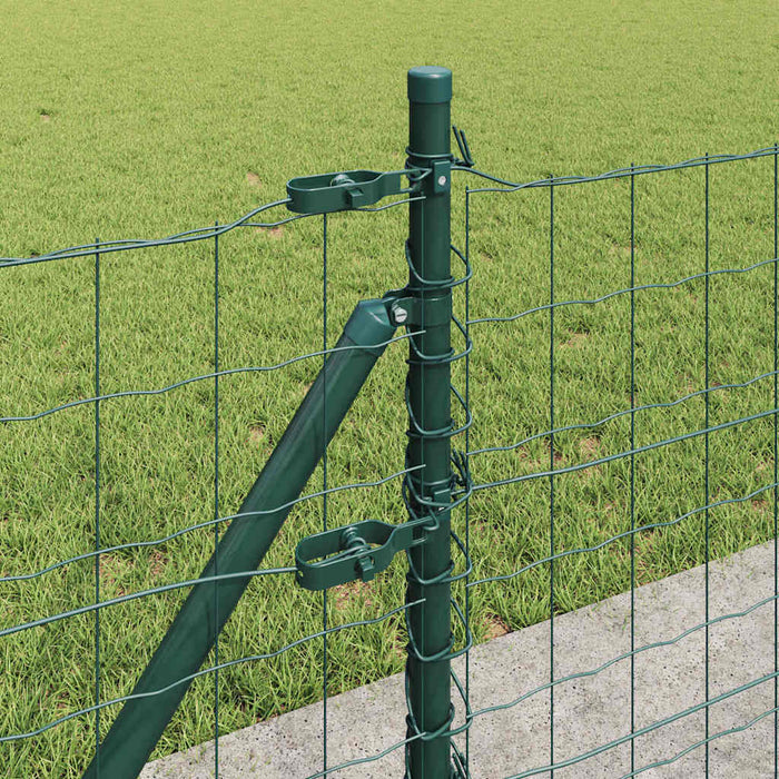 Gard cu Stâlp Verde 0,4 x 10 m Oțel și PVC - WALTI WALTI