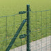 Gard cu Stâlp Verde 0,4 x 10 m Oțel și PVC - WALTI WALTI
