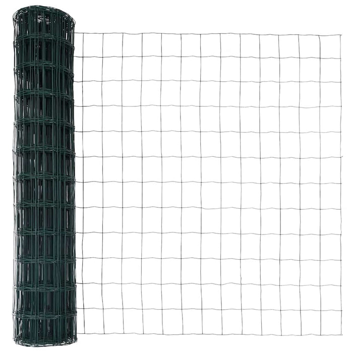 Îngrădire cu stâlpi Verde 1.2 x 10 m Oțel - WALTI WALTI