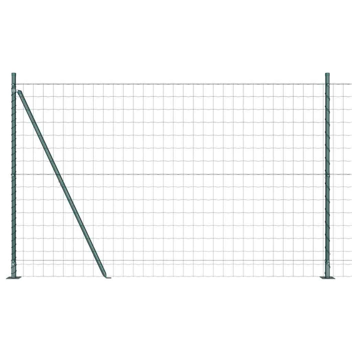 Îngrădire cu stâlpi Verde 1.4 x 10 m Oțel - WALTI WALTI